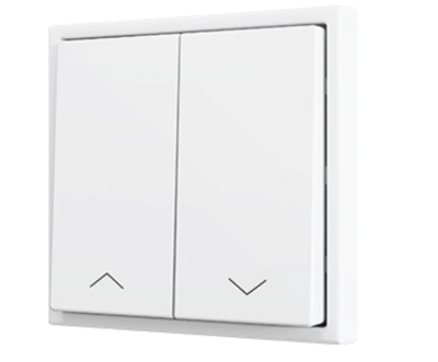 ZENNIO ZS70CSOFT22MWC ZS70. Cover for Double KNX Soft push button 70x70