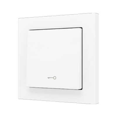 ZENNIO ZS551PB1LMW ZS55. Simple Soft push button for 1 binary input