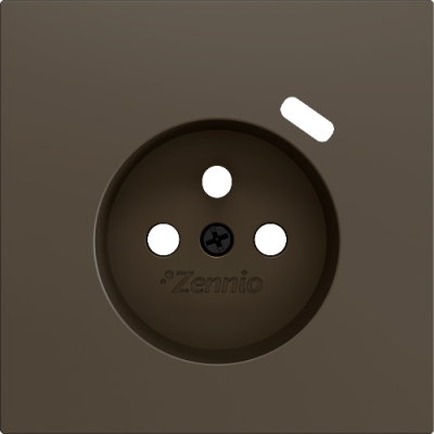 ZENNIO ZS70CF1USM ZS70. French socket cover with USB C 70x70 mm - Mo