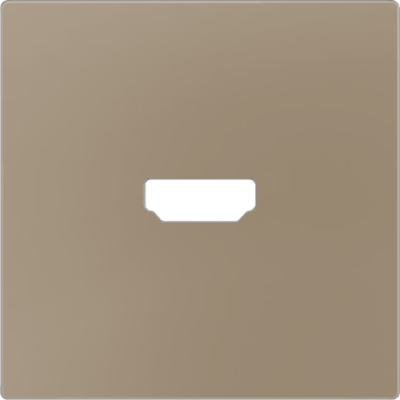 ZENNIO 830002504 ZS55. Cover for HDMI insert 55x55 mm - Champagne