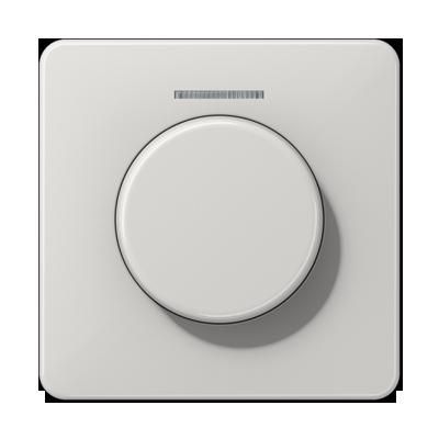 JUNG CD1540KO5LG Mascherina con uscia luce per pulsante rotativo KNX- grigio chiaro