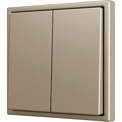 ZENNIO ZS702PB2M ZS70. Double Soft push button for 2 binary inputs