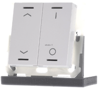 MDT BE-TAL5502.C1 KNX Button Light 55, 2 volte, RGBW, bianco puro lucido, tapparelle, commutazione BE-TAL5502.C1