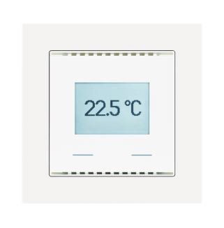 ELSNER 70629 KNX T-UP Touch - Temperature sensor with touch buttons, white