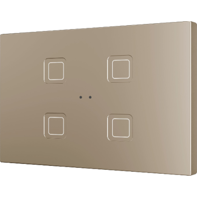 ZENNIO ZVITXLX4C XL X4 key. PC-ABS Capacitive push button - 4 but