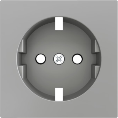 ZENNIO ZS70CTSCSS ZS70. Cover for Schuko socket with screws 70x70 mm