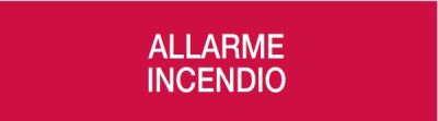 COOPER CSA INCENDIO CSA08584F DICITURA FSB01 ALLARME INCENDIO