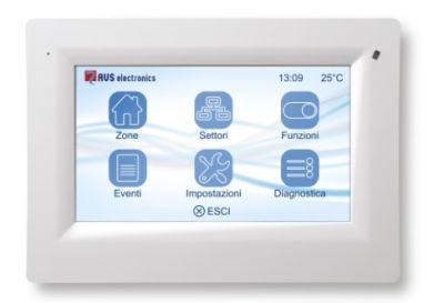 AVS ELECTRONICS 1111123 ICE 4.3" touch screen keyboard, white cover