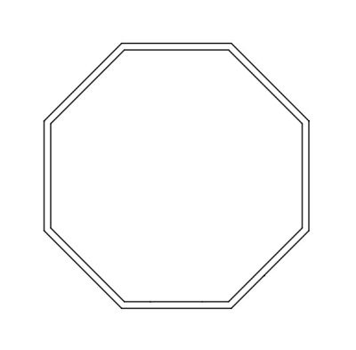 NICE 569.41.00 Octagonal adapter 40x1 wheel + crown