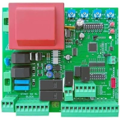 NOLOGO START-S6LP centrale per 1/2mot 230Vac con rall+amperom, pred.