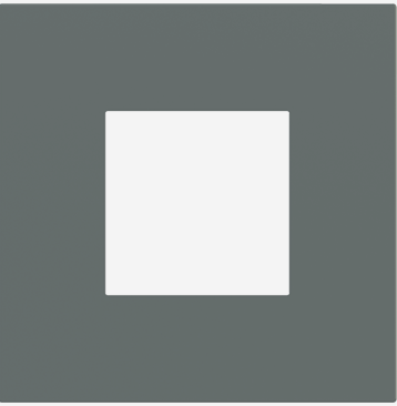 EKINEX EK-SQP-FVC Placca Surface (71 e 20Venti ) quadrata colore verde comodoro
