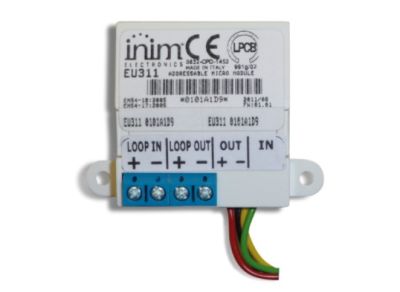 INIM FIRE EU311C Addressed analog micro module identified as a button