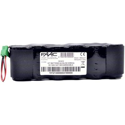FAAC 101213 ALKALINE SIREN BATTERY KIT