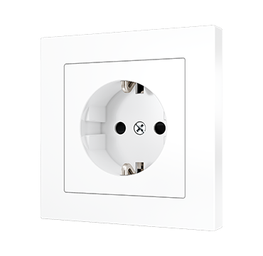 ZENNIO 830000409 Cover per schuko ZS55,bianco opaco