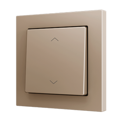 ZENNIO ZS551PB2C ZS55. Simple Soft push button for 2 binary inputs