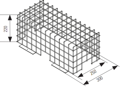 COOPER CSA ILLUMINAZIONE BTSGRID GRIGLIA DI PROTEZIONE BEAMLITE/BEAMTECH SMALL 1 E 2 (53x30x22mm)