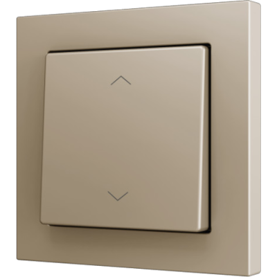 ZENNIO ZS551PB2SHC ZS55. Simple Soft push button for 2 binary inputs
