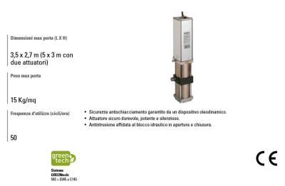 FAAC 110597 Attuatore Motore Operatore Per Porte Basculanti Contrappeso 230v 593 CBAC