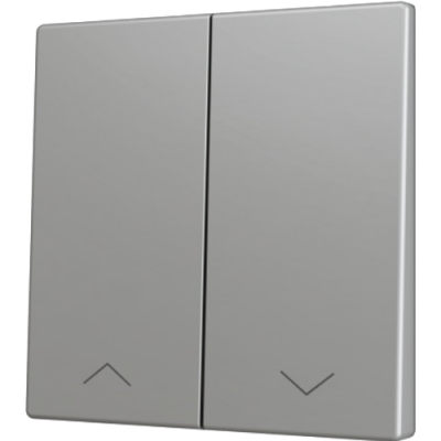 ZENNIO ZS70CSOFT22SHS ZS70. Cover for Double KNX Soft push button 70x70