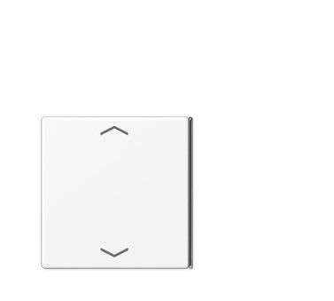 JUNG LS404TSAPWWM23 Key cover for sensor module 4 c-channels. symbol mod. LS990- buttons 2 and 3- matt alpine white