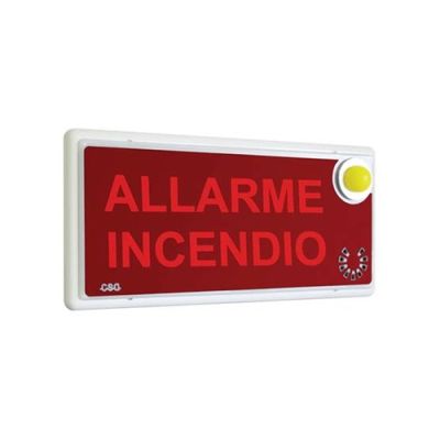 COOPER CSA INCENDIO CSA08584-7 DICITURA 5965 FR ALARME INCENDIE