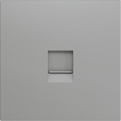 ZENNIO ZS70C145S ZS70. Cover plate for RJ45 connector 70x70 mm - 1