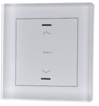 MDT BE-GTL10W.A1 KNX pulsante in vetro II Luce 1 volta, RGBW, bianco, cieco BE-GTL10W.A1