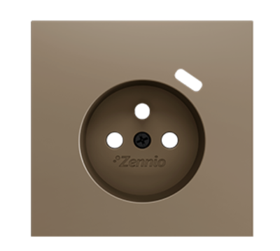 ZENNIO ZS70CF1USC ZS70. French socket cover with USB C 70x70 mm - Ch