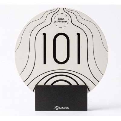 MARSS MH-DP104-RPP Doorplate with sliding lighting