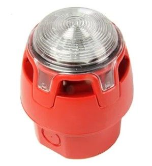NOTIFIER CWSS-RW-W5 OPTICAL/ACOUSTIC ALARM WITH WHITE LED IP65 EN54-3/23