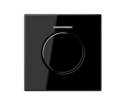 JUNG LS1940KO5SW Mascherina con uscia luce per pulsante rotativo KNX- nero
