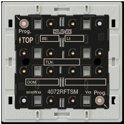 JUNG 4072RFTSM Pulsantiera radio KNX RF 2 canali