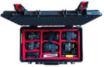 GT LINE 5218HL.BPH black - with padded dividers and cone sponge in the