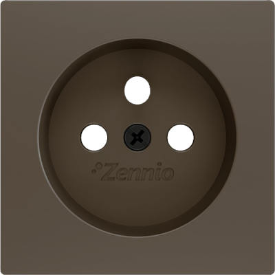 ZENNIO ZS55CFSM ZS55. French screwless socket cover 55x55 mm - Moc