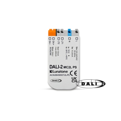 LUNATONE 86458507-2L-PS Push Button Coupler, input 2 x 230V (10m), flexibl