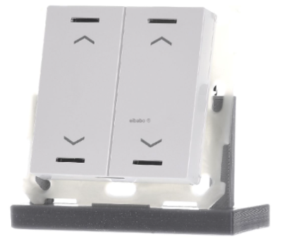 MDT BE-TAL5502.A1 KNX Button Light 55, 2 volte, RGBW, bianco puro lucido, cieco BE-TAL5502.A1