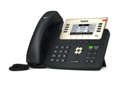 YLK-TI-SIP-T27G (disattivo) Yealink T27G Enterprise IP Phone: 6 account SIP, 2 porte PoE Gigabit, 8 tasti BLF