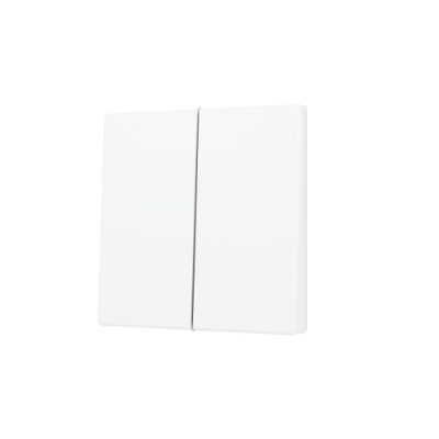ZENNIO ZS55CSOFT22MW ZS55. Cover for Double KNX Soft push button 55x55