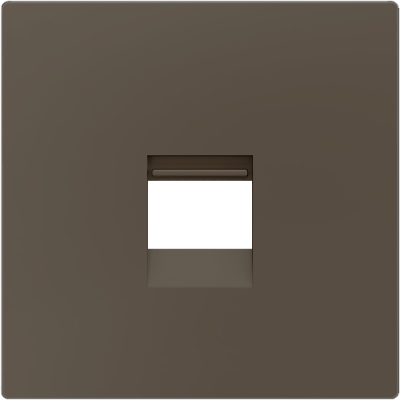 ZENNIO 830001203 ZS55. Cover plate for RJ45 connector 55x55 mm