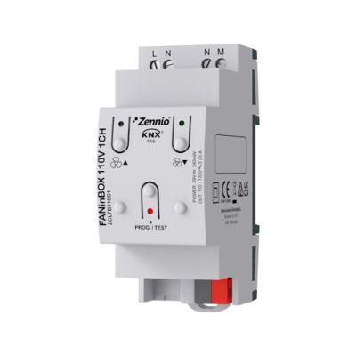 ZENNIO ZCLFB110C1 FANinBOX 110V 1CH. Ceiling fan controller 3-speeds