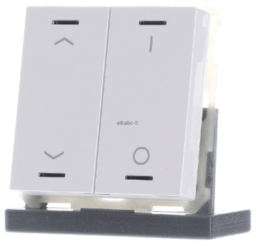 MDT BE-TAL63T2.C1 KNX Button Light 63, 2 volte, RGBW, con sensore di temperatura, bianco da studio lucido