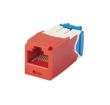 PANDUIT CJ6X88TGRD Mini-Com Module- Cat 6A- UTP- 8 pos 8 wire- Univer