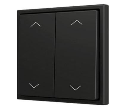 ZENNIO ZS702PB4A ZS70. Double Soft push button for 4 binary inputs