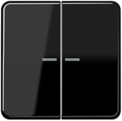 JUNG CD10921STRFSW KNX RF push button, 2 channels, black