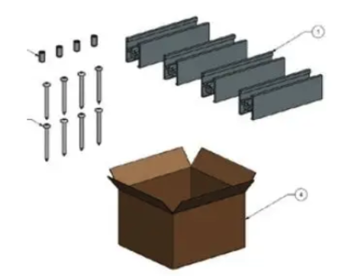 FAAC 105992 UNIVERS DOOR TK35 JOINT KIT