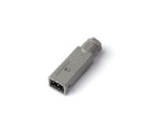 NICE 39.30.00 Hirschmann Stak 3N male connector gray
