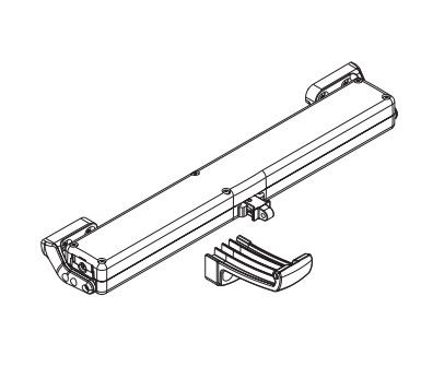 TOPP 3A91005 Attuatore a catena C15 24V corsa max 240mm - nero