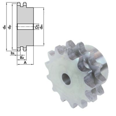ALLMATIC 64100128 10 TEETH PINION FOR TECNO CAT/PRAKT