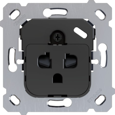 ZENNIO ZSIEUASC ZS55. Euro-American socket insert - without safety