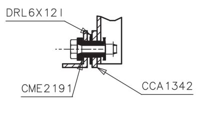 RIB CCA1342 RAST.ASTA 80 RAL9010 JOINT